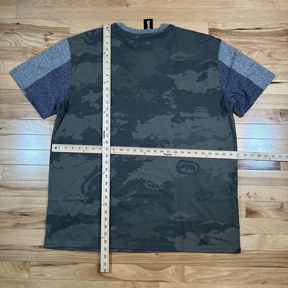 NWT Ecko Unltd Men's T-Shirt Olive with Grey & Camo design Graphic T-Shirt 3XL - Picture 7 of 7